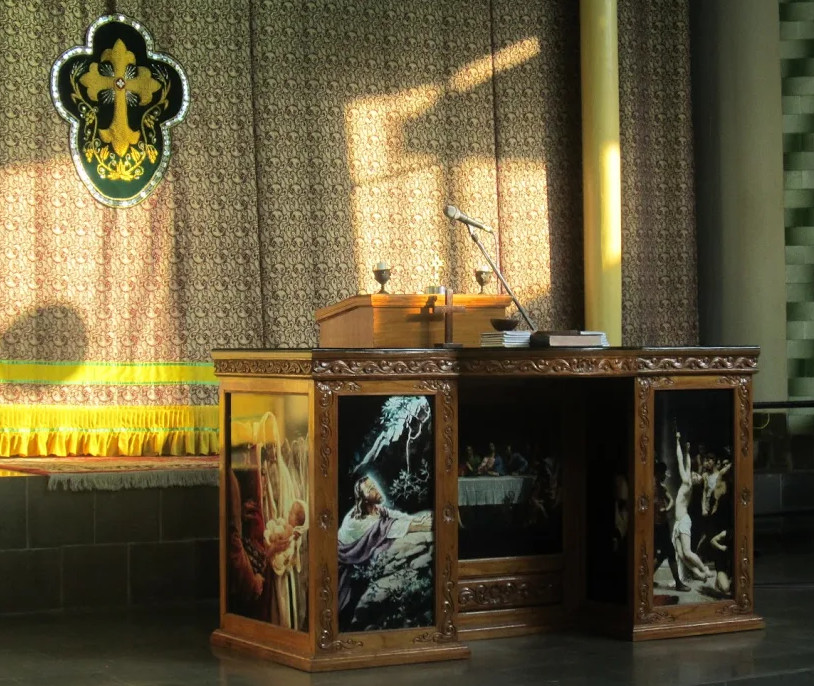 Chapel at senior home/hospital, Kerala, Indai Chapel at senior home/hospital, Kerala, Indai