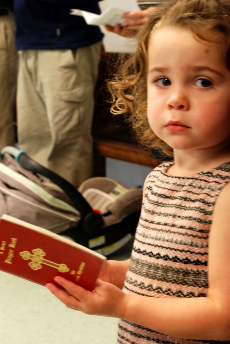 Girl with Liturgy Book