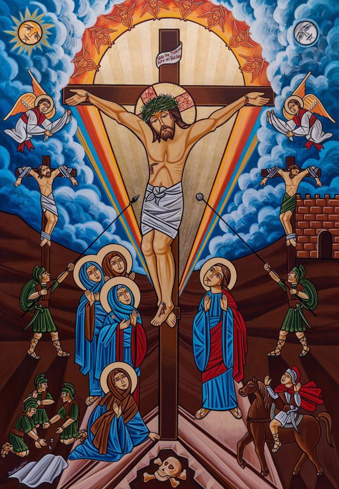 HW coptic crucifixion