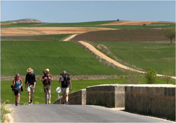 Pilgrims on the Camino