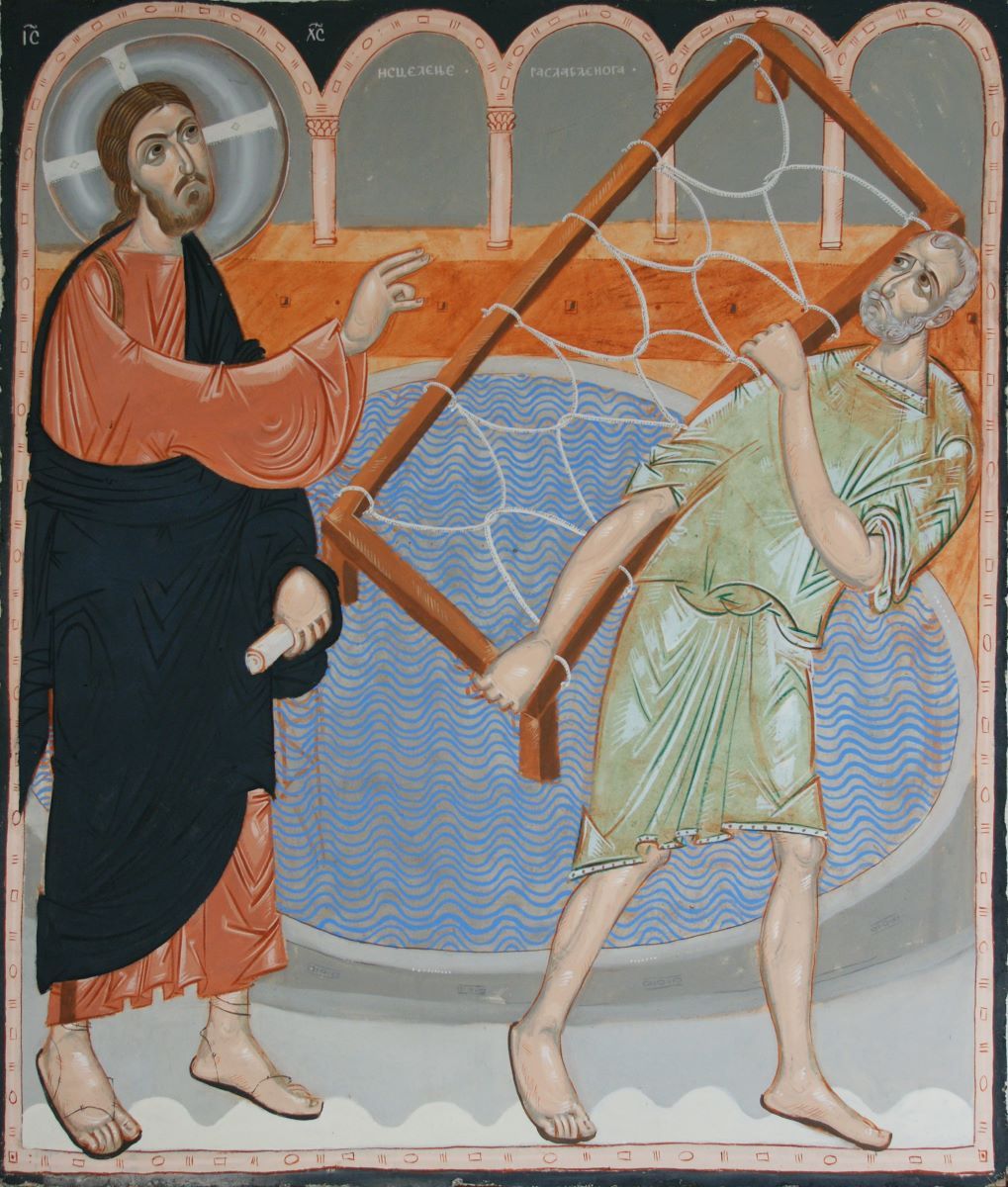 Jesus and the Paralytic by Todor Mitrovic Jesus and the Paralytic by Todor Mitrovic