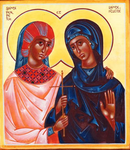 Sts Perpetua and Felicity icon