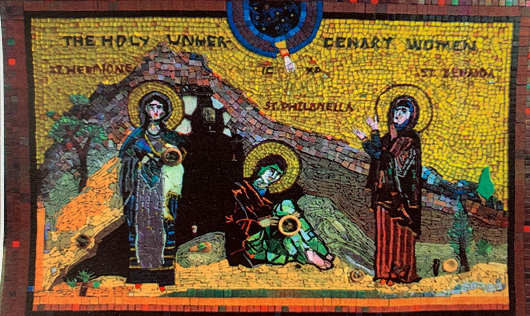 Holy Unmercenary Saints Hermione Philomella, and Xenaida