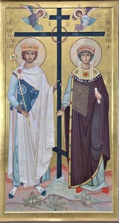 Saints Helen and Constantine with the Cross