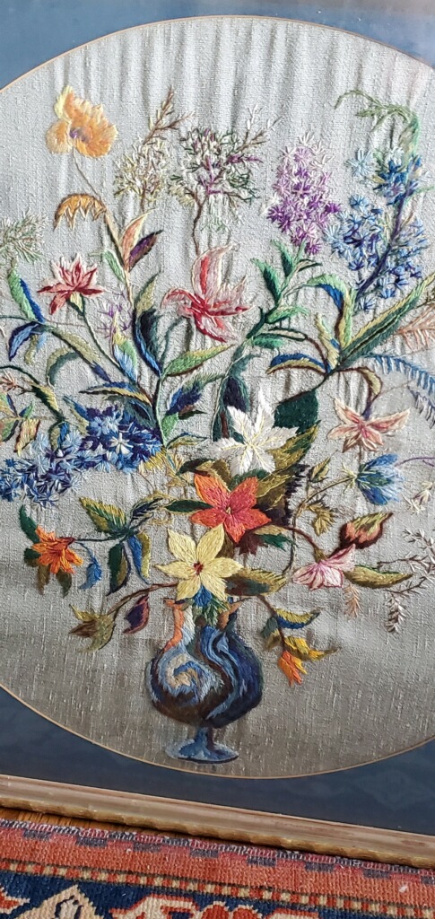 Alexandra Vladimirovna Glebova Tolstay embroidery