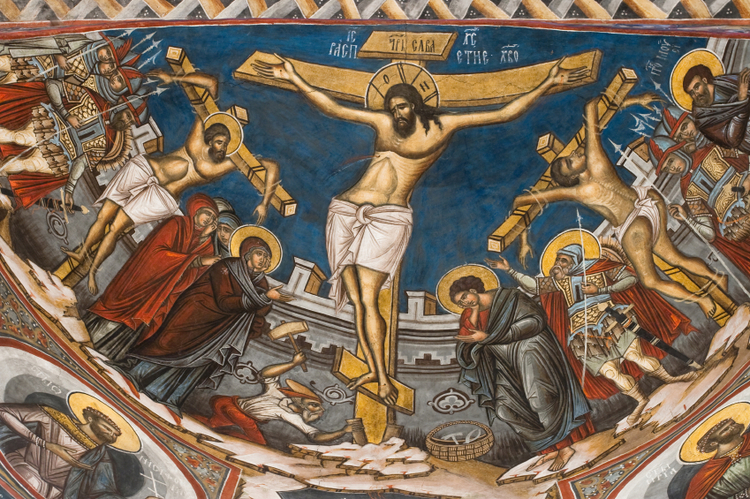 Holy Friday icon fresco