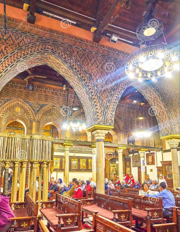 Coptic nave, Cairo Coptic nave, Cairo