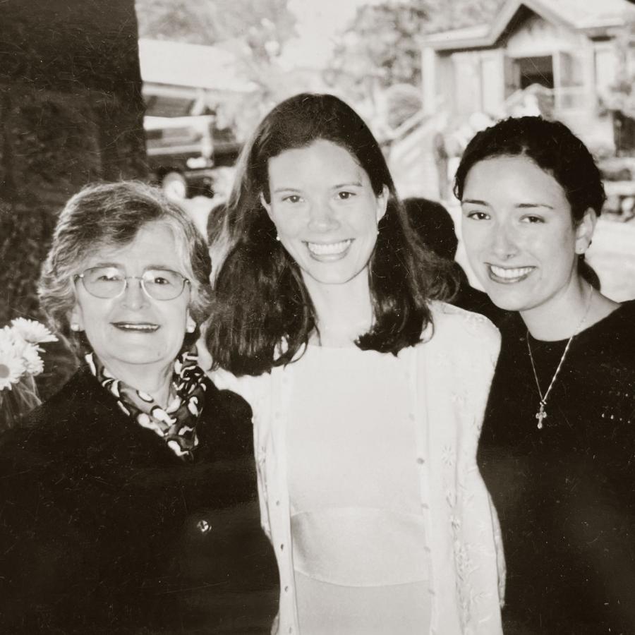 Anne Hopko with Julia Wickes and Ann Mitsakos Bezzerides c 2000 