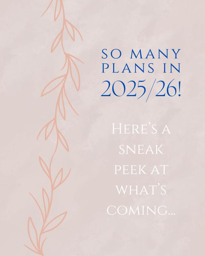 Upcoming in 2025/26