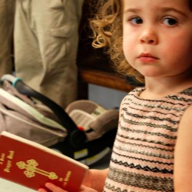 Girl with Liturgy Book