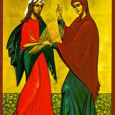 Ruth and Naomi, icon