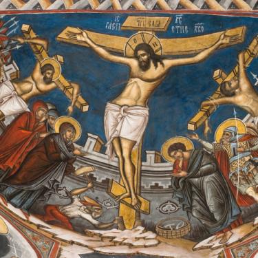 Holy Friday icon fresco