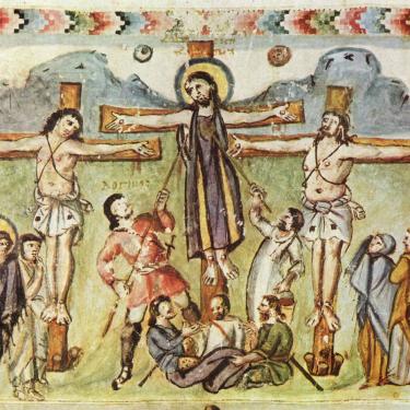 Syriac Crucifixion illumination