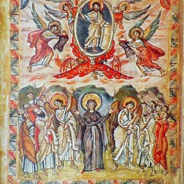 Rabbula Gospels Ascension