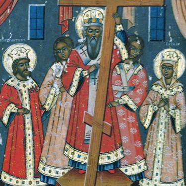 Exaltation of the Cross 19thC Russian