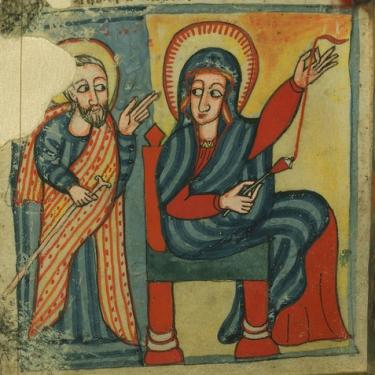 Coptic Annunciation icon