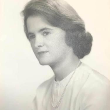 Anne Hopko as a young woman