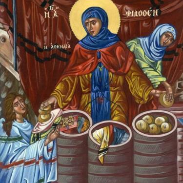 St. Philothei Feeding the Poor