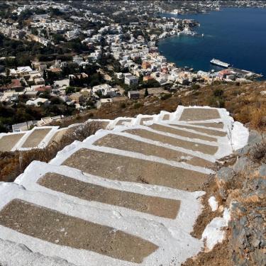 Leros Staircase to St. Gavrilia