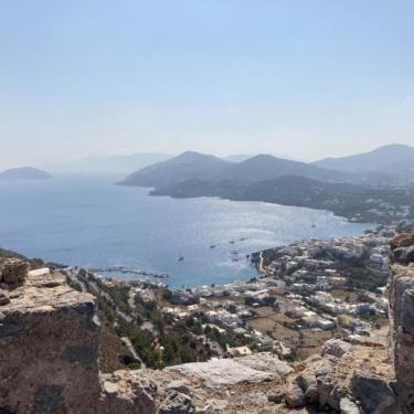 View from Leros Castle