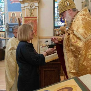 Jenny Commissioning in Church 3