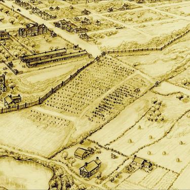 African Burial Ground, Manhattan, map of 1760