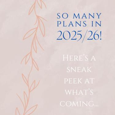Upcoming in 2025/26