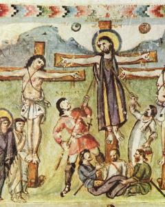 Syriac Crucifixion illumination
