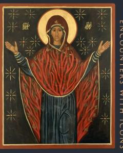 Encountering the Theotokos of the Burning Bush icon