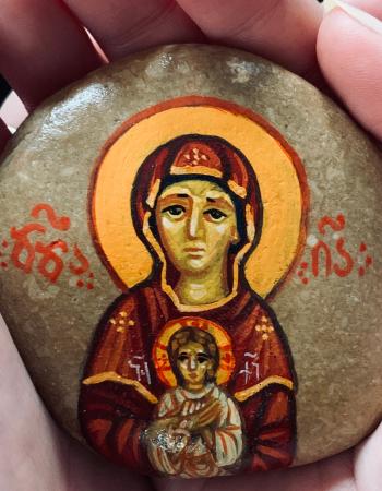 Theotokos and child icon (Georgian)