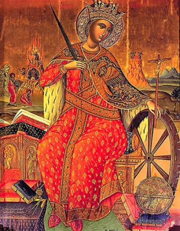 St Catherine icon