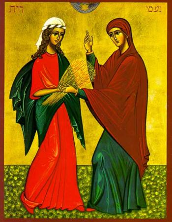 Ruth and Naomi, icon