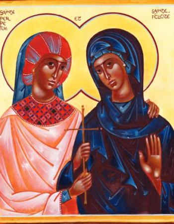 Sts Perpetua and Felicity icon