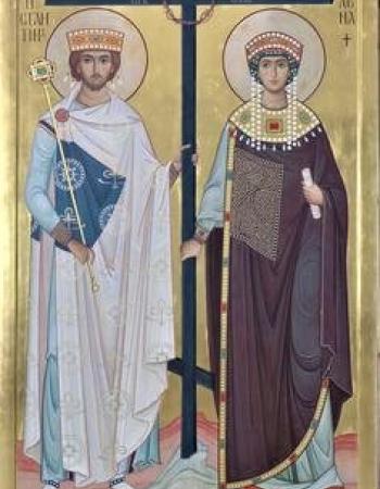 Saints Helen and Constantine with the Cross