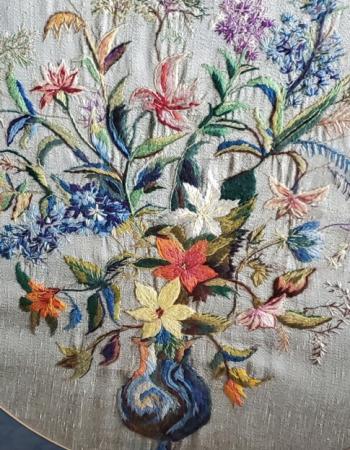 Alexandra Vladimirovna Glebova Tolstay embroidery