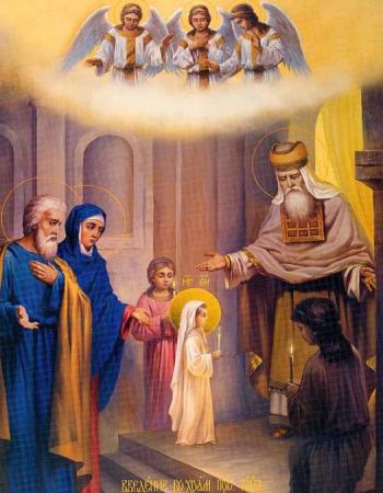 Entry into the Temple, Coptic