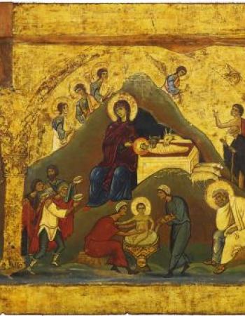 Sinai Nativity Triple Icon