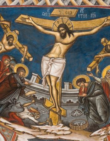 Holy Friday icon fresco