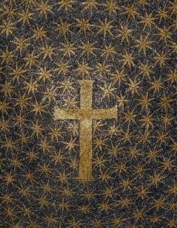 Cross and stars mosaic Ravenna