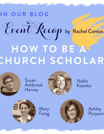 Event recap How to Be a Church Scholar