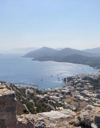 View from Leros Castle