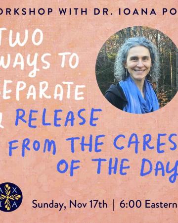 Ioana Popa Separate and Release workshop graphic