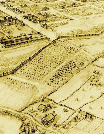 African Burial Ground, Manhattan, map of 1760