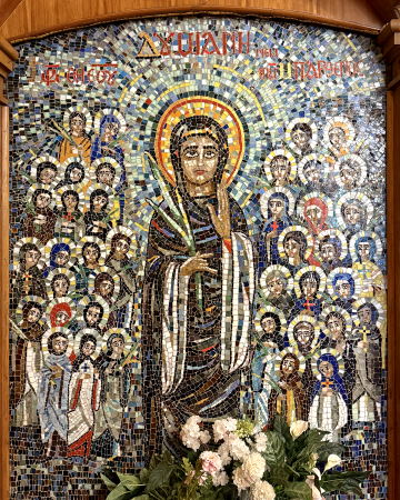Mosaic icon of St. Demiana