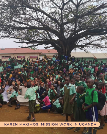 Group photo in Uganda
