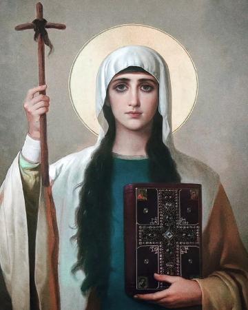 Armenian icon of St. Nooneh/Nina