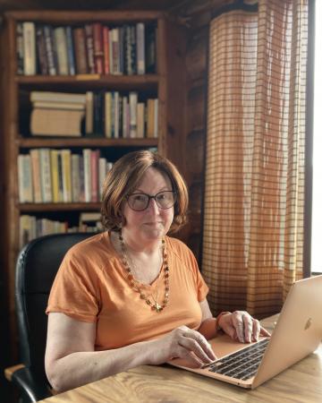 At writing retreat