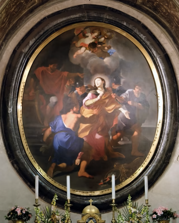 Painting of St. Aurea of Ostia 
