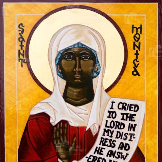 St Monica of Hippo icon