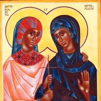 Sts Perpetua and Felicity icon